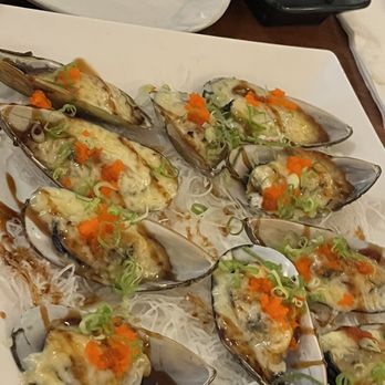 Sakuraya - Baked Green Mussels - Sushi Bars Near Me - Orange, California Sakuraya - Baked Green Mussels - Sushi Bars Near Me - Orange, California