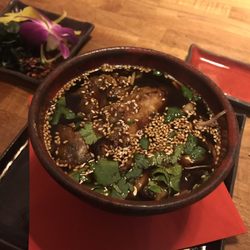 Oto! Sushi - Duck udon - comes with spice and seaweed (bit too salty)
