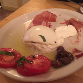 Via Roma - Half-eaten burrata to finish shortly.. Taste yummy! - Italian Near Me - Des Plaines, Illinois Via Roma - Half-eaten burrata to finish shortly.. Taste yummy! - Italian Near Me - Des Plaines, Illinois