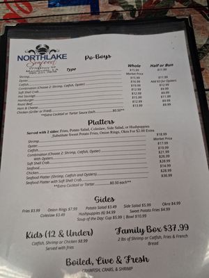 Menu photo 2 Northlake Seafood Mandeville, LA Menu photo 2 Northlake Seafood Mandeville, LA