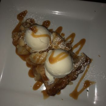 Tios Bistro - Apple Tart with ice cream - Latin American Near Me - New York, New York Tios Bistro - Apple Tart with ice cream - Latin American Near Me - New York, New York