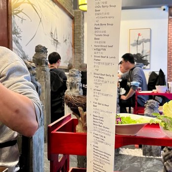 Chengdu Memory - The full list of things we ordered. - Hot Pot Near Me - Seattle, Washington