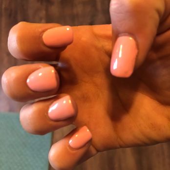 Stella Nails - Peach fuzz gel - Nail Salons Near Me - Summerville, South Carolina