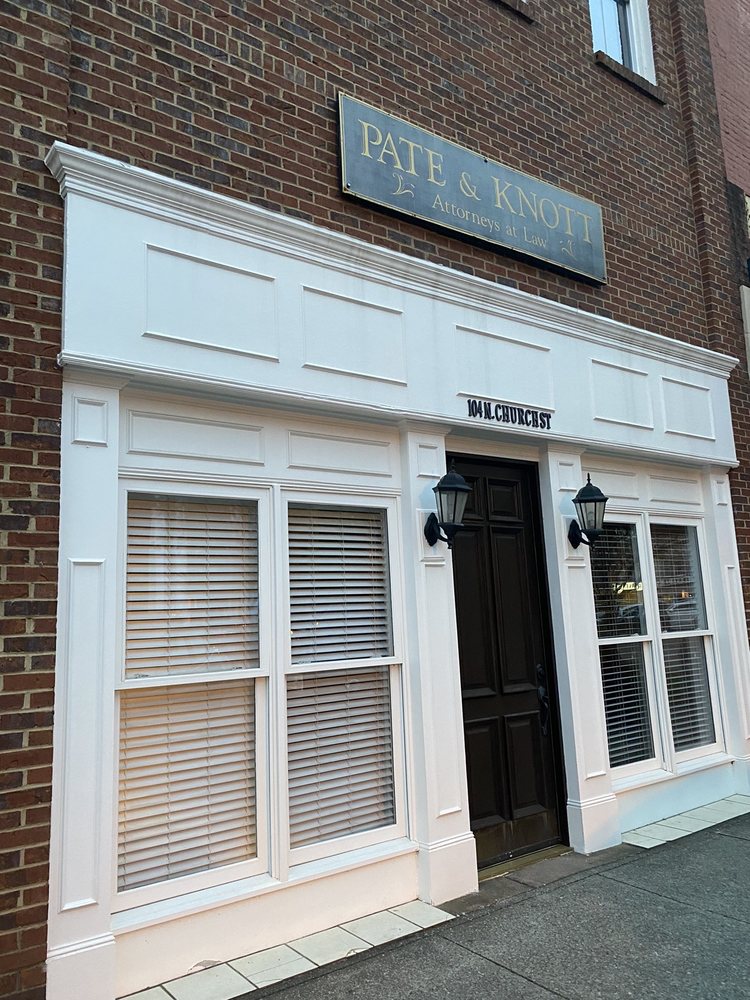 PATE & KNOTT ATTORNEYS AT LAW Updated August 2024 104 N Church St
