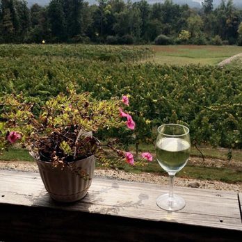 Four Friends Vinyard & Winery - a glass of wine on a balcony - Wineries Near Me - Montgomery, Pennsylvania Four Friends Vinyard & Winery - a glass of wine on a balcony - Wineries Near Me - Montgomery, Pennsylvania