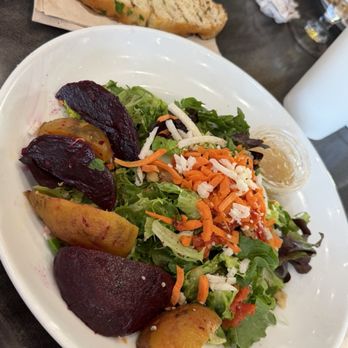 Urban Plates - Mixed beets Beet Salad W. Goat Cheese( I skip the cheese ) - New American Near Me - Sunnyvale, California Urban Plates - Mixed beets Beet Salad W. Goat Cheese( I skip the cheese ) - New American Near Me - Sunnyvale, California