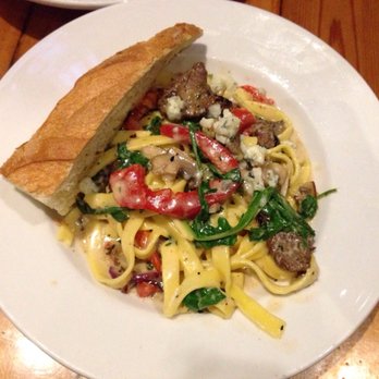 Angelo’s Taverna - Half portion of Gorgonzola steak fettuccine - Italian Near Me - Denver, Colorado