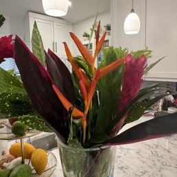 1/2 of the Tropical bouquet $39 1/2 of the Tropical bouquet $39