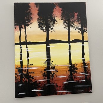 Muse Paintbar - Garden City - Finished painting - Paint & Sip Near Me - Garden City, New York Muse Paintbar - Garden City - Finished painting - Paint & Sip Near Me - Garden City, New York