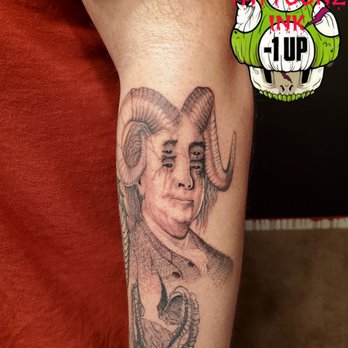 Valor Ink - Custom Demon Benjamin Franklin - Piercing Near Me - Friendswood, Texas Valor Ink - Custom Demon Benjamin Franklin - Piercing Near Me - Friendswood, Texas