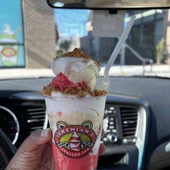 Jeremiah's Italian Ice - Strawberry shortcake - Desserts Near Me - Charlotte, North Carolina