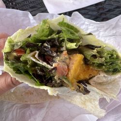 Papa B's Food Truck - Bean & Squash Wrap