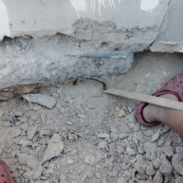 I had to break the concrete from lid I had to break the concrete from lid