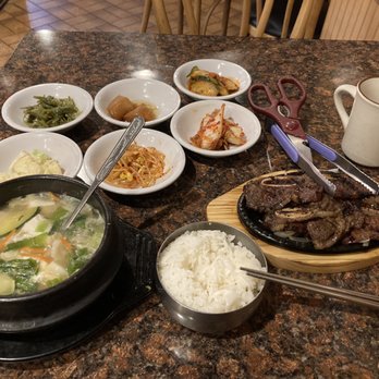 Koreana Restaurant - Combo - LA galbi and tofu stew (no spice) - Korean Near Me - Beaverton, Oregon