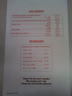 Menu photo 5 Wethersfield Pizza House Wethersfield, CT