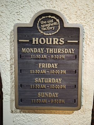 The Old Spaghetti Factory by null