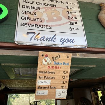 Dan's Chicken Shack - Menu - Chicken Shop Near Me - Mexico, New York