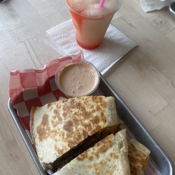 Casa Del Bro - Quesadilla with Chipotle sauce - Ice Cream & Frozen Yogurt Near Me - Frisco, Texas Casa Del Bro - Quesadilla with Chipotle sauce - Ice Cream & Frozen Yogurt Near Me - Frisco, Texas