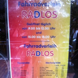 Radlos Fahrradverleih