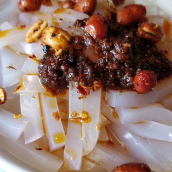 Frying Fish - Green bean jelly - Szechuan Near Me - Bellevue, Washington