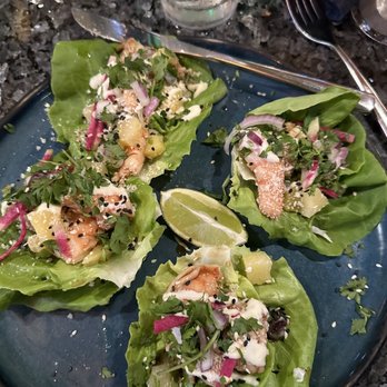 Firewater Kitchen + Bar - Pineapple and shrimp lettuce wraps - Salad Near Me - Oakland, Maryland