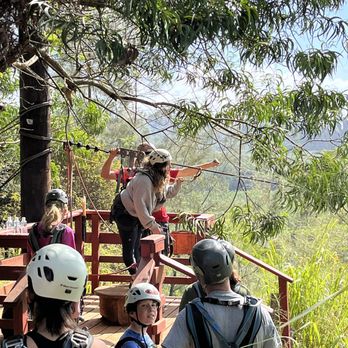 Koloa Zipline - Explaining the Kauai fly position - Ziplining Near Me - Koloa, Hawaii Koloa Zipline - Explaining the Kauai fly position - Ziplining Near Me - Koloa, Hawaii