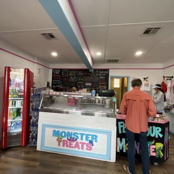 Monster Treats - Inside - Ice Cream & Frozen Yogurt Near Me - Wimberley, Texas