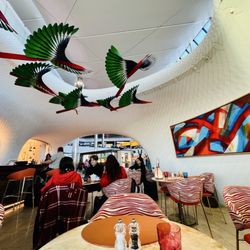 Le Café Cyril Lignac at Louis Vuitton - Heathrow T2 - The dining side of the LV store located at Heathrow Terminal 2