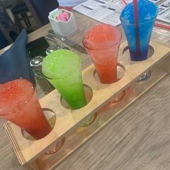 Hash Kitchen Arcadia - Snow Cone flight. Fun, but hard to drink - Breakfast & Brunch Near Me - Phoenix, Arizona