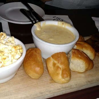 Lib's Grill - Awesome, some apps on the house! Old Bay ranch popcorn, pretzels and beer cheese and candied bacon! - Seafood Near Me - Perry Hall, Maryland Lib's Grill - Awesome, some apps on the house! Old Bay ranch popcorn, pretzels and beer cheese and candied bacon! - Seafood Near Me - Perry Hall, Maryland