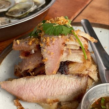 Fish Cheeks - Grilled pork cheeks - Seafood Near Me - New York, New York