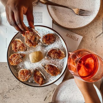 Manuela - Barbecued Oysters - New American Near Me - Los Angeles, California Manuela - Barbecued Oysters - New American Near Me - Los Angeles, California