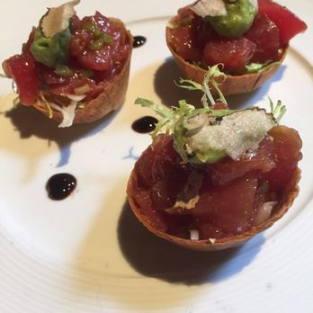 Sushi Roku - Tuna Tartare Phyllo Cups - Sushi Bars Near Me - Pasadena, California Sushi Roku - Tuna Tartare Phyllo Cups - Sushi Bars Near Me - Pasadena, California