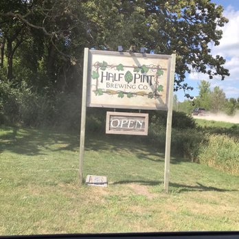 Half Pint Brewing - Sign out front - Breweries Near Me - Waseca, Minnesota