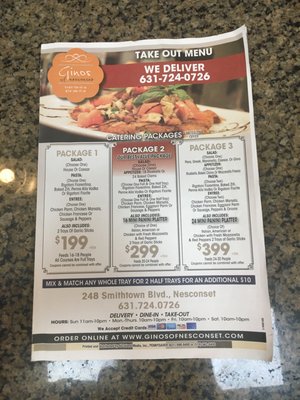 Menu photo 4 Gino's of Nesconset Nesconset, NY