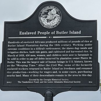 Butler Island Plantation - Attempting to address the issue of slavery at Butler Island Plantation - Landmarks & Historical Buildings Near Me - Darien, Georgia