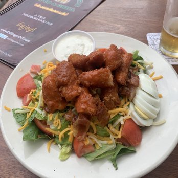 Dillingers Pub & Grill - Buffalo Chicken Salad - Bars Near Me - Astoria, New York