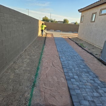 Sprinkler Repair - Paver walkway - Landscaping Near Me