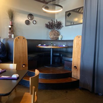 In The Raw South - Corner booth - Sushi Bars Near Me - Tulsa, Oklahoma In The Raw South - Corner booth - Sushi Bars Near Me - Tulsa, Oklahoma