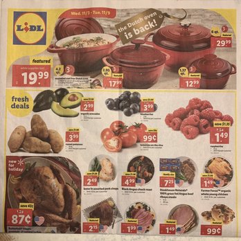 Lidl - 11/3-11/9 flier - Grocery Near Me - Hazlet, New Jersey Lidl - 11/3-11/9 flier - Grocery Near Me - Hazlet, New Jersey