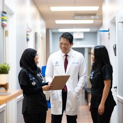 Mason Park Medical Clinic - Dr. Trinh, Saba and Jenny are always collaborating to improve our patients health.