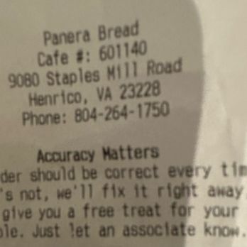 Panera Bread - Sandwiches Near Me - Henrico, Virginia