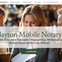 Clayton Mobile Notary - Clayton Mobile Notary website