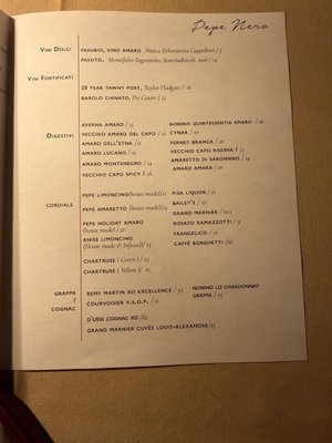Menu photo 1 PepeNero Ristorantino Mediterraneo Traverse City, MI Menu photo 1 PepeNero Ristorantino Mediterraneo Traverse City, MI