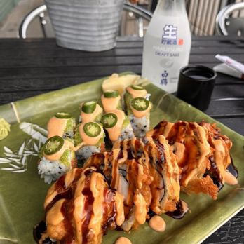 Midtown Shangri-La - Triple Spicy Tuna Roll and Yam Yam Roll - Dim Sum Near Me - Detroit, Michigan