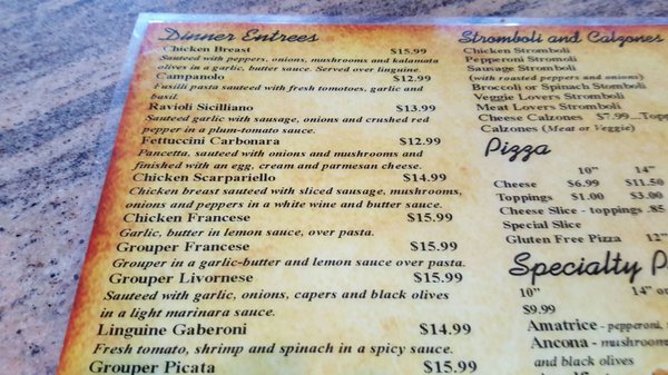 Menu photo 8 Bravo Pizza Lady Lake, FL