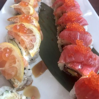Bonsai Sushi - Sunset and Lady in Red - Sushi Bars Near Me - Provo, Utah