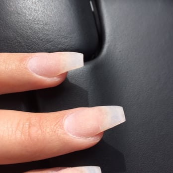 Secrets Spa and Nails - Getting them redone, cracked nail. They have been reshaped by another nail tech at this point. - Nail Salons Near Me - Doral, Florida Secrets Spa and Nails - Getting them redone, cracked nail. They have been reshaped by another nail tech at this point. - Nail Salons Near Me - Doral, Florida