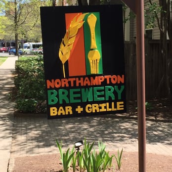 Northampton Brewery - Sign for the Brewery at back entrance - Brewpubs Near Me - Northampton, Massachusetts