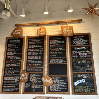 Crepe Crazy - Full menu - Creperies Near Me - Austin, Texas